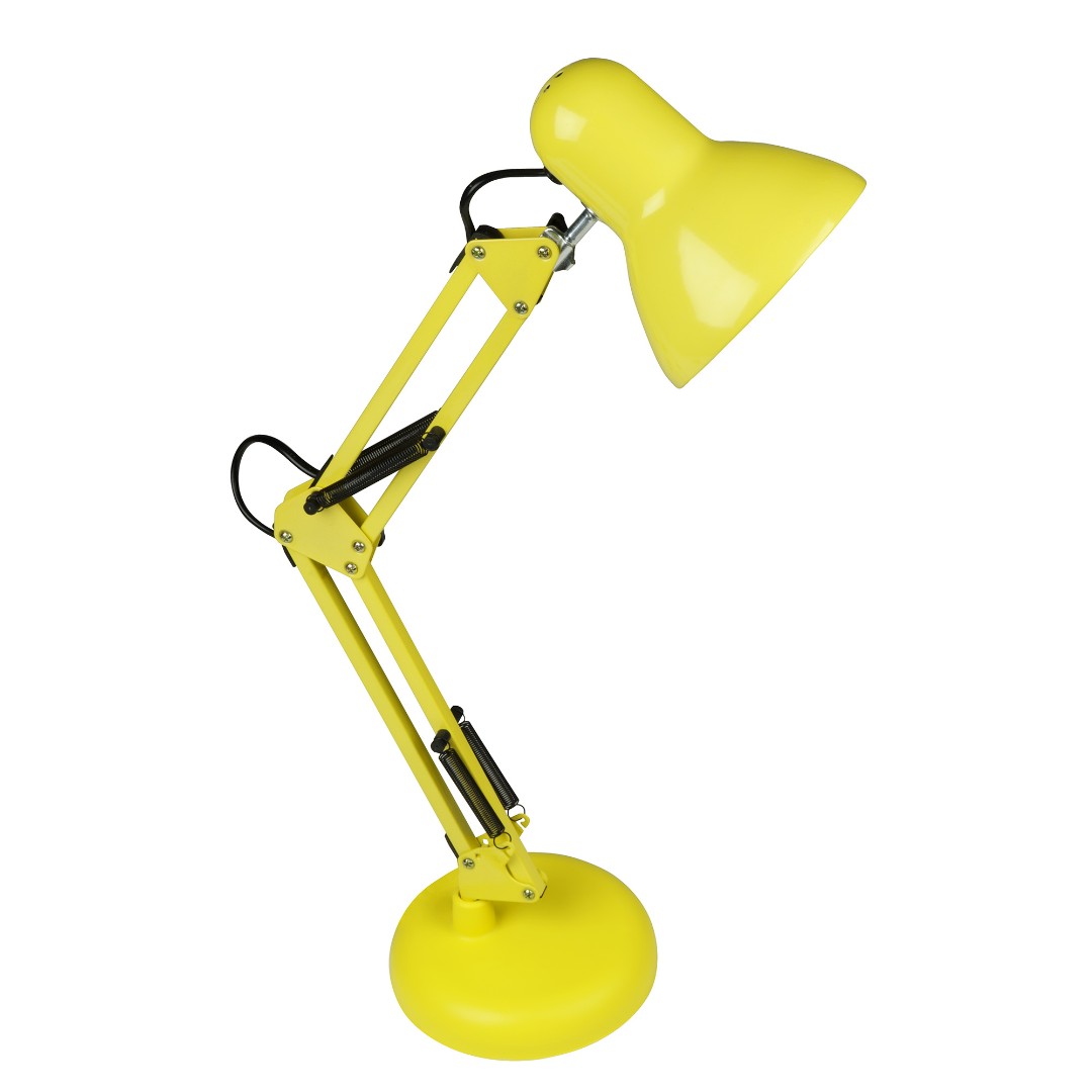 TLI-221 LIGHT YELLOW E27 Светильник настольный. Цоколь Е27. 60W. Механический выключатель. Желтый. Т