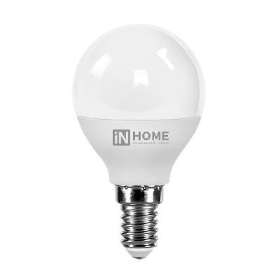 Лампа светодиодная LED-ШАР-VC 8Вт 230В Е14 4000К 760Лм IN HOME Лампа светодиодная LED-ШАР-VC 8Вт 230В Е14 4000К 760Лм IN HOME